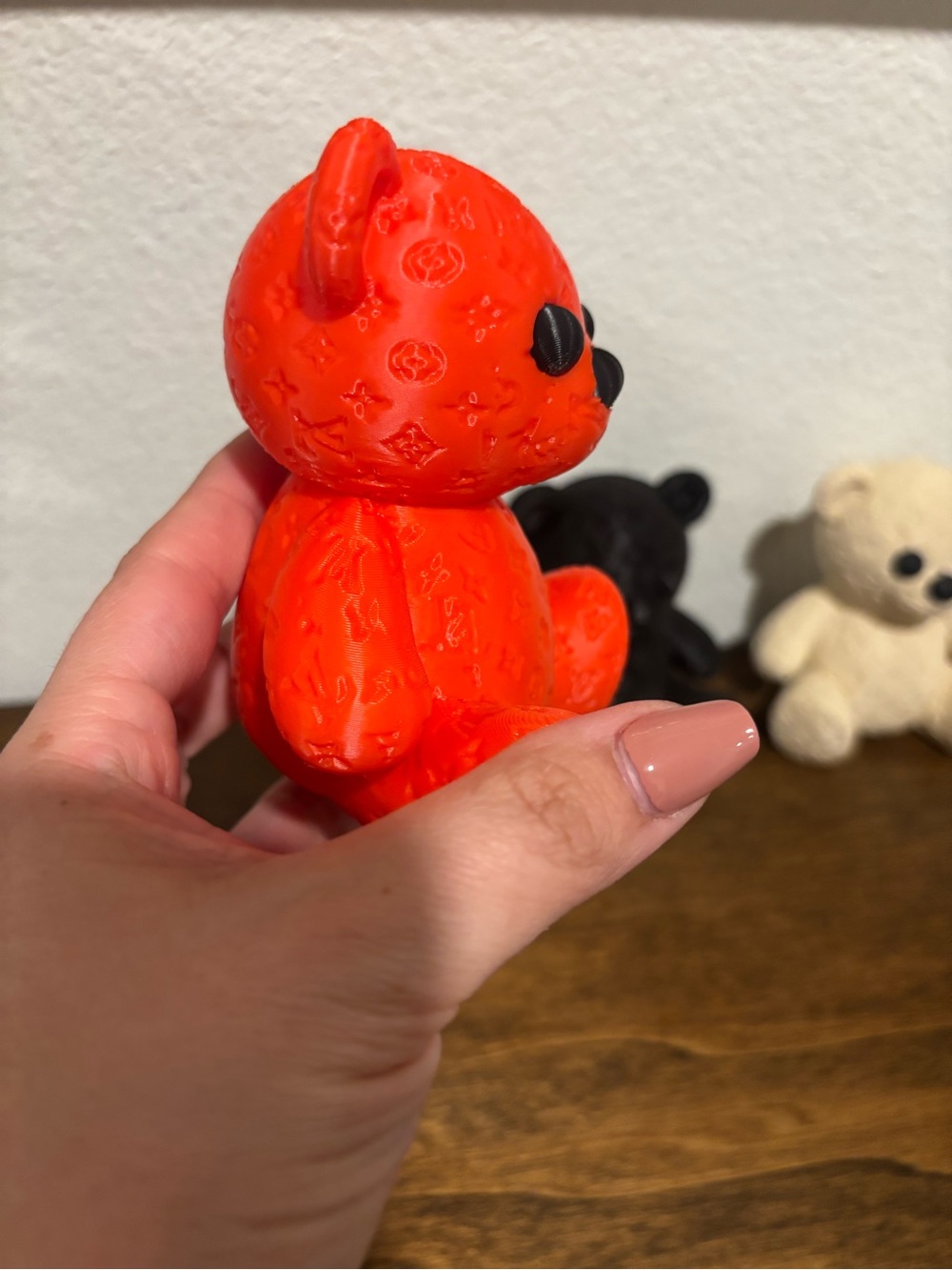 3D Printed Embossed Teddy Bear Figurine (Choose 1) - Picture 10 of 16